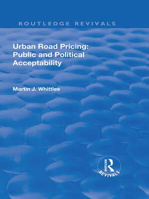 cover image of Urban Road Pricing